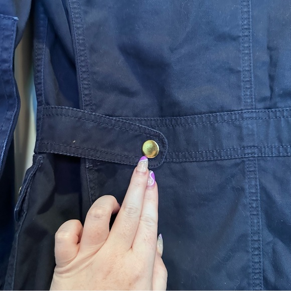 J.Crew Relaxed Boyfriend Field Jacket in Navy - Picture 12 of 15